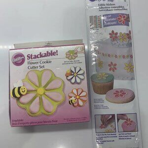 Wilton Baking Cookie Cutters and Sugar Sheets NIP